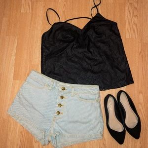 🔥🔥🔥H&M Spaghetti Black Top🔥🔥🔥